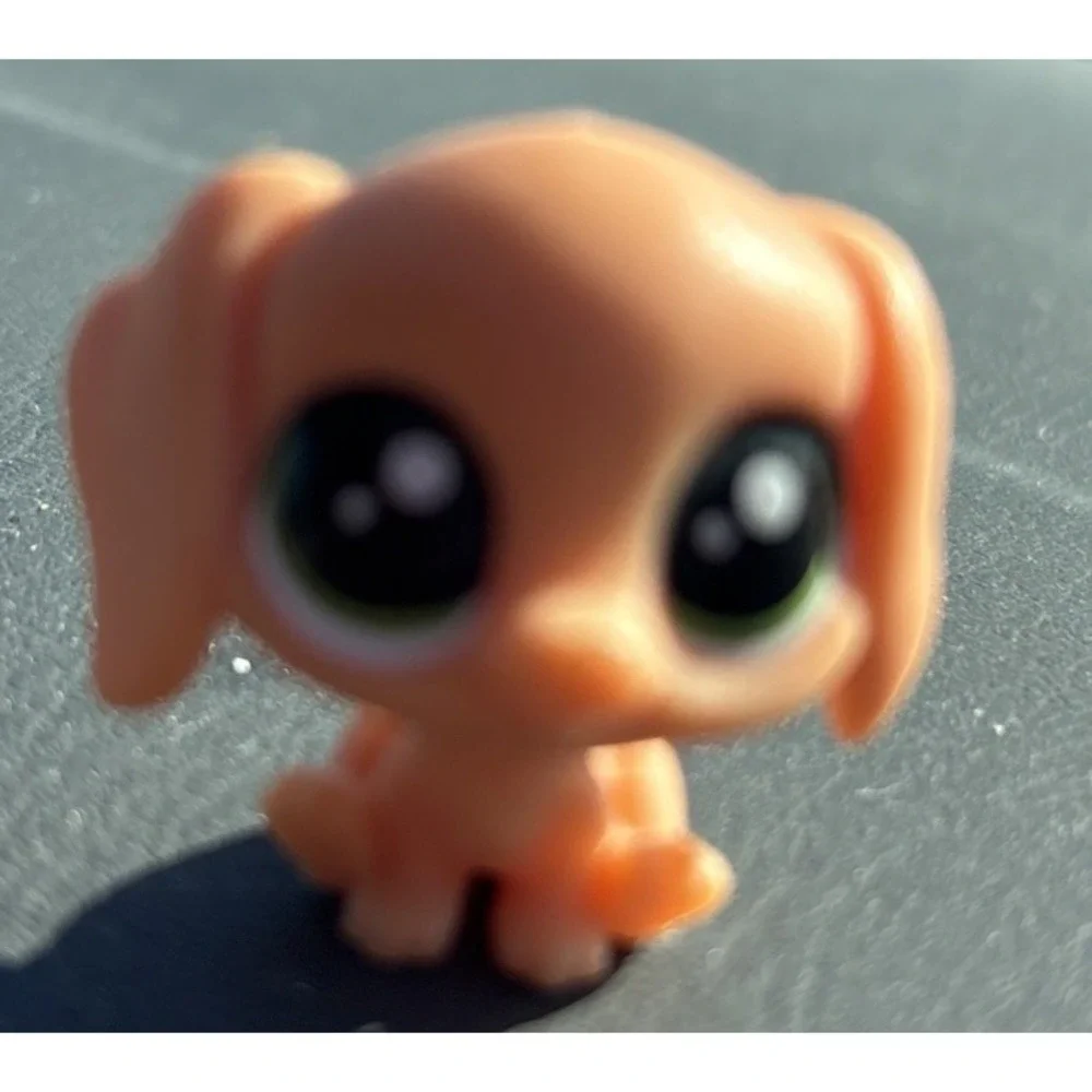 Littlest Pet Shop LPS Beagle with Green Eyes Puppy mini pet preowned